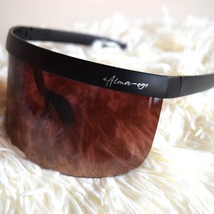 Black Frame With Brown Lens Fashion Sunglasses